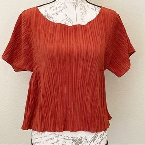 Madewell Texture & Thread Micropleat Top